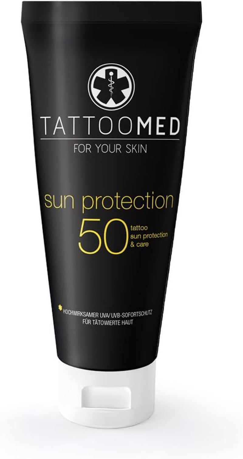 Soin Pour Peau Tatouée Crème Solaire Sun Protection SPF50 Protection Des Tatouages/Couleurs De Tatouage