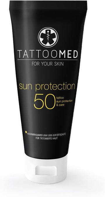 Soin Pour Peau Tatouée Crème Solaire Sun Protection SPF50 Protection Des Tatouages/Couleurs De Tatouage