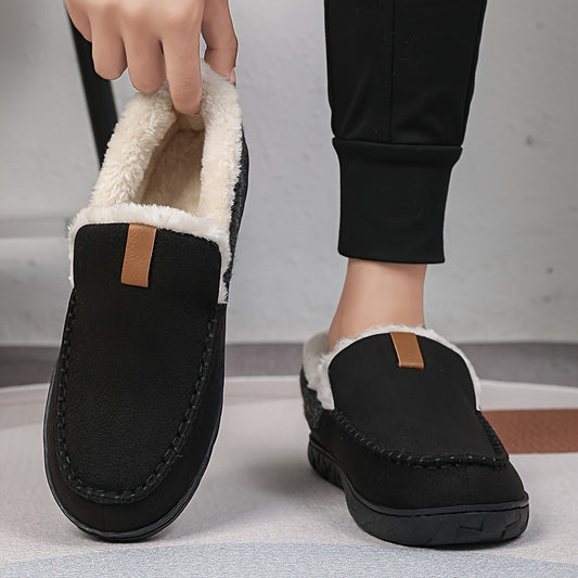 Couple's Thickened Home Slippers Minimalist Casual Style