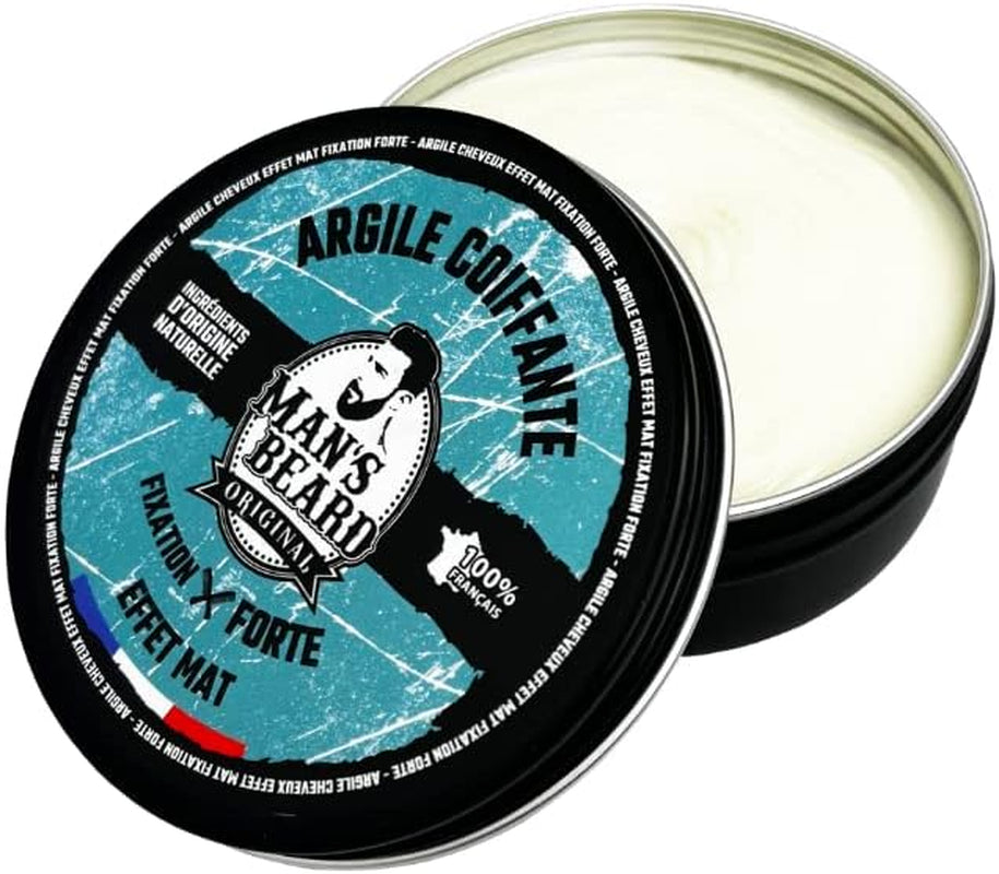 - Argile Matifiante Non Fibreuse Fixation Forte - Ingrédients D'Origine Naturelle - 90 Ml - 100% Fabriqué En France