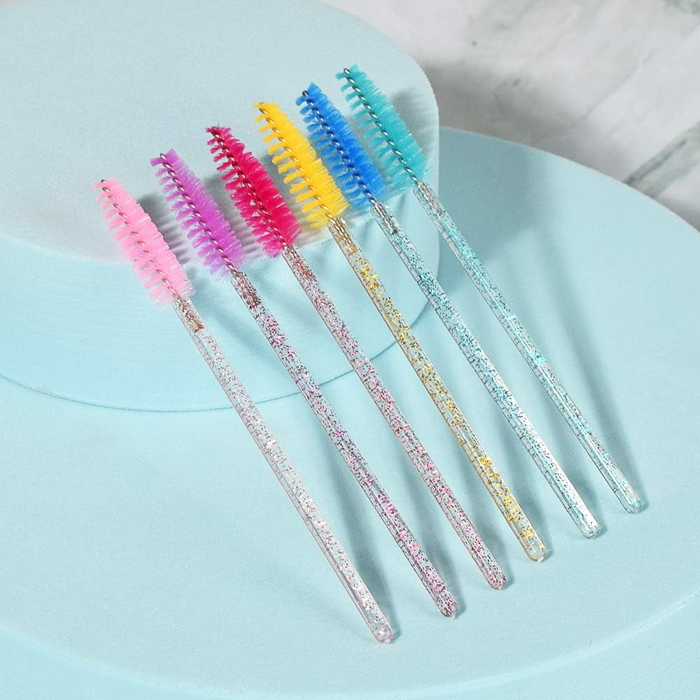 100Pcs Jetable Brosse De Cils Yeux Mascara Maquillage Mini Cils Mascara Baguette Peigne À Sourcil Pinceau Maquillage Outil De Cosmetique