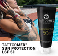 Soin Pour Peau Tatouée Crème Solaire Sun Protection SPF50 Protection Des Tatouages/Couleurs De Tatouage