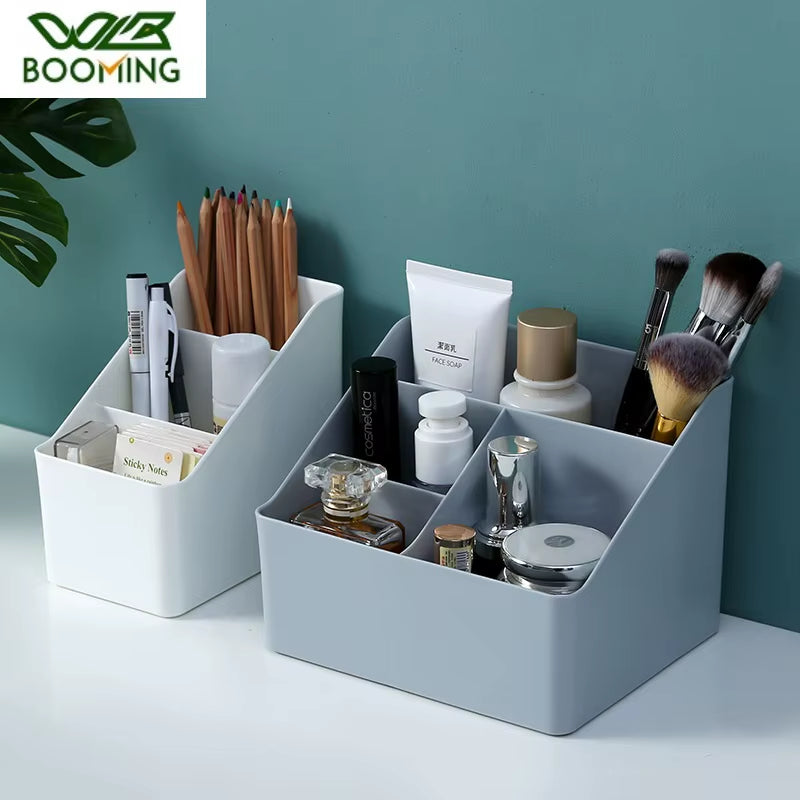 Desktop Sundries Storage Box Makeup Organizer Organizer for Brushes Home Office Bathroom Storage Box Skin Care Storage Device