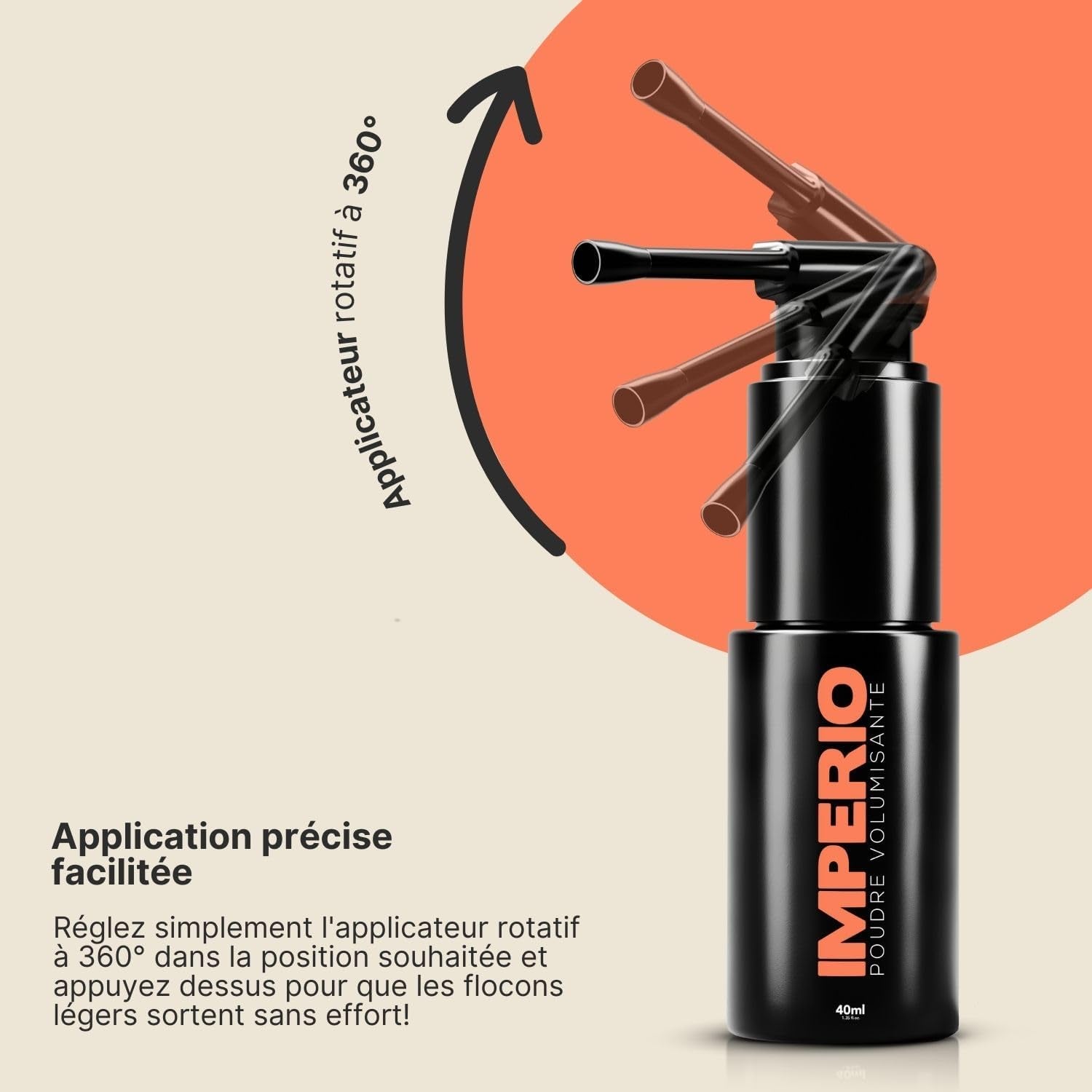 Poudre Coiffante Avec Effet Mat Pour Femmes & Hommes - Poudre Coiffante Homme Pour Styliser Et Fixer En Qualité Salon Premium - Look Mat Sans Coller (40Ml)