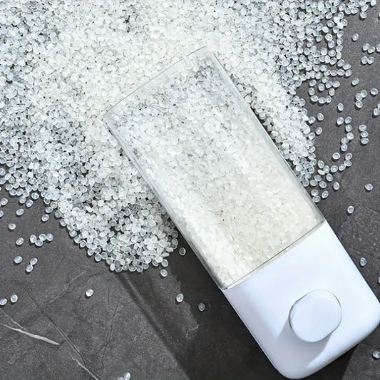 Distributeur de savon mural.