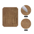 Waxed Canvas Knife Storage Roll - Organize Your Kitchen Knives in Style