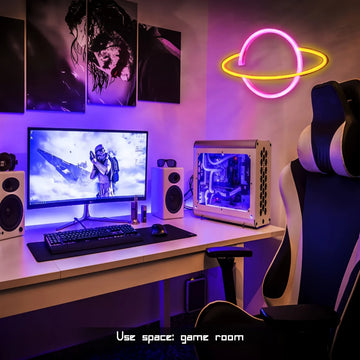 Planet Neon Sign