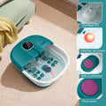 Bain De Pieds Massant Pliable Lumière Rouge Température Réglable Avec Télécommande Massage Au Rouleau Vert/Bleu/Vert Foncé