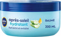 - Baume Après Soleil Hydratant 48H - Rafraîchit & Revitalise La Peau - Aloe Vera Bio, Acide Hyaluronique & Vitamine E - Formule Non Grasse - Tous Types De Peaux - 300 Ml