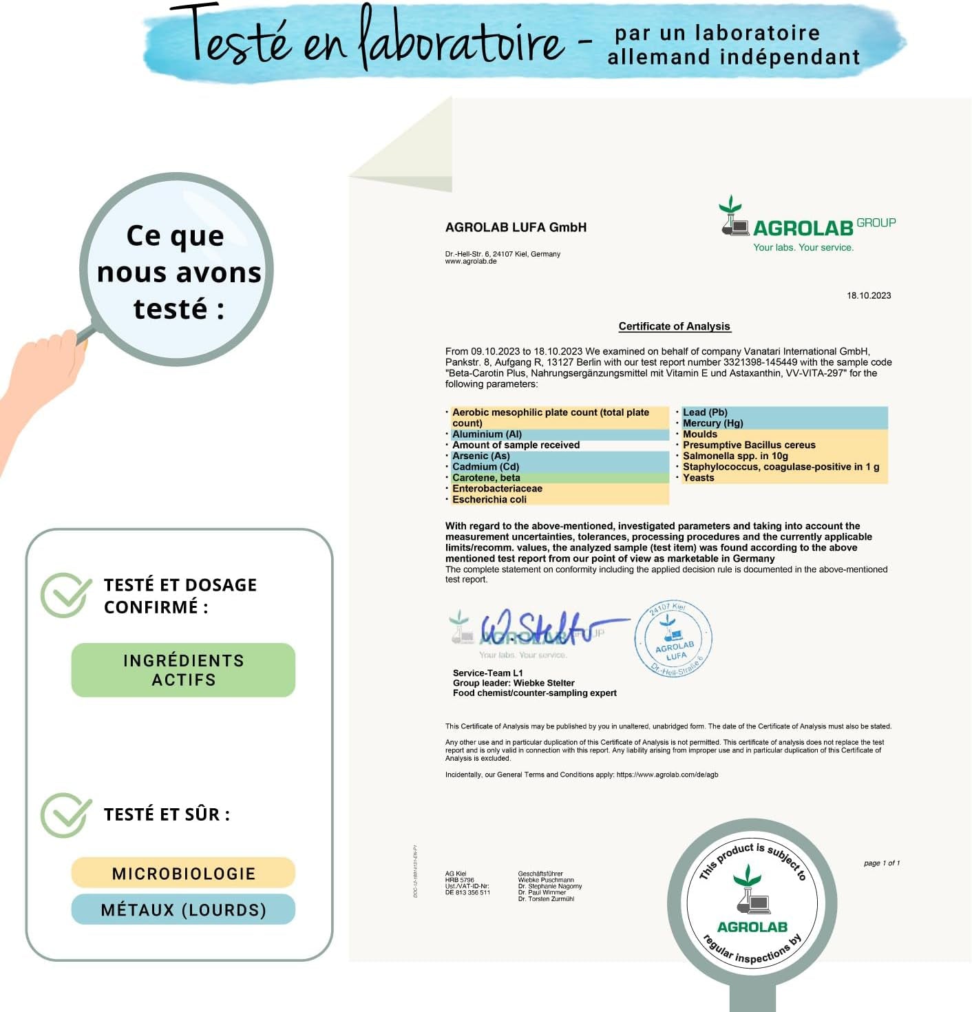 Complexe Bêta Carotène | Avec Vitamine E & Astaxanthine | 120 Gélules (4 Mois) | Qualité Supérieure : Lucarotin® B 30 SUN | Sans Additifs & Vegan | Protection Peau & Bronzage | ®