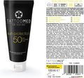 Soin Pour Peau Tatouée Crème Solaire Sun Protection SPF50 Protection Des Tatouages/Couleurs De Tatouage