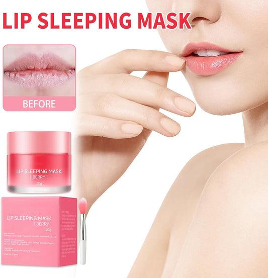 Moisturizing Strawberry Lip Mask.