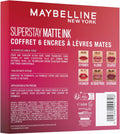 - Coffret Exclusif De 6 Rouges À Lèvres Liquides Longue Tenue - Superstay Matte Ink - Teintes: Lover (15)/Seductress (65)/Artist (120)/Dancer (118)/Pioneer (20)/Voyager (50)