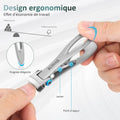 Coupe Ongle Pour Ongles Épais Coupe Ongle Large Ouverture Coupe-Ongles Ouverture Extra Large, Adaptés Aux Seniors, Hommes Et Femmes, Tranchants Et Durables, Faciles À Utiliser (Argenté)