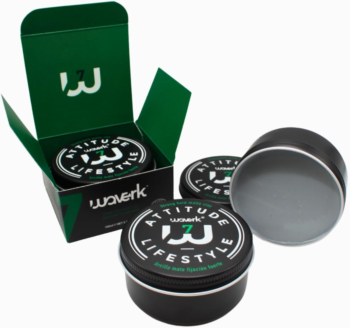 Cire Cheveux Homme - Cire Coiffante Homme 100Ml - Cire Mat Cheveux Homme - Cire Texturisante Mat - Donne Texture Et Volume Aux Cheveux. Produit Professionnel Fabriqué En Espagne.