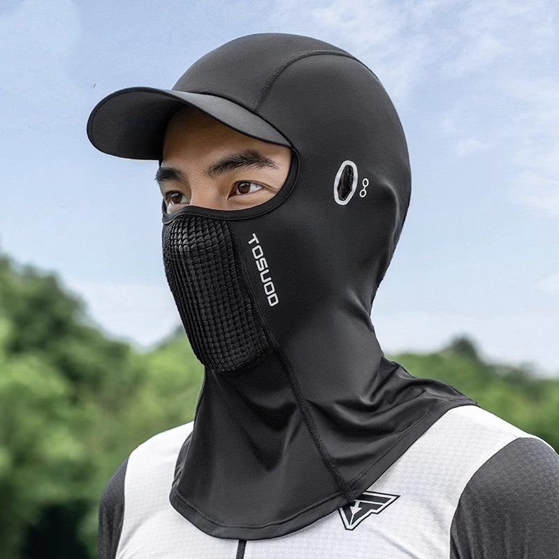 Ice Silk Sun-proof Headgear Men's Scarf Outdoor Cycling Mask
