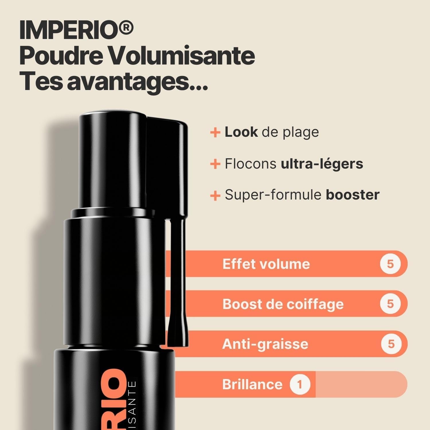 Poudre Coiffante Avec Effet Mat Pour Femmes & Hommes - Poudre Coiffante Homme Pour Styliser Et Fixer En Qualité Salon Premium - Look Mat Sans Coller (40Ml)