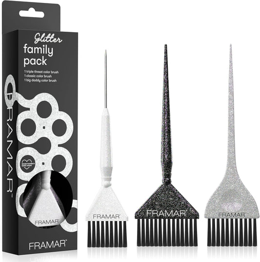 Pinceau Coloration Cheveux - Pinceau Couleur Cheveux, Pinceau Teinture Cheveux, Pinceau Cheveux Coloration, Kit Coiffure, Kit Coloration Cheveux, Kit Decoloration Cheveux - 3 Paquet