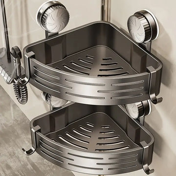 Etagère de salle de bain à ventouses