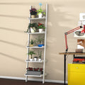 Étagère Échelle Étagère Murale Avec 5 Étages De Rangement Pour Salle De Bain,Salon, Etc.