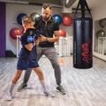 Sac De Boxe Sac De Frappe Kickboxing Pour Enfant Avec 2 Gants Corde À Sauter Chaîne Suspension